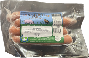 All Pork Hot Dogs - Oink & Gobble