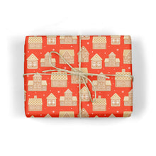 GINGERBREAD HOUSES Gift Wrap Sheets