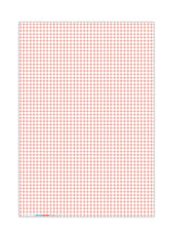 MODERN GRID Red Gift Wrap Sheets