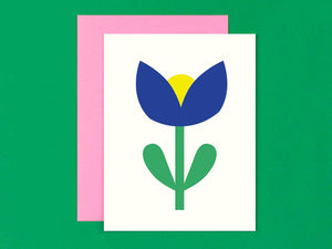 Flower Friend No. 8, Tui Blank Card