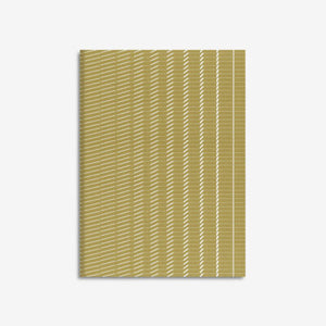 Linen Covered Wave 1 Sand Notebook