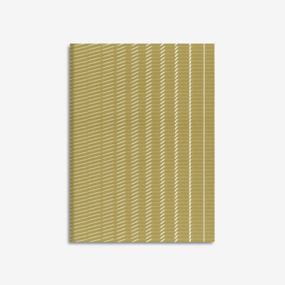 Linen Covered Wave 1 Sand Notebook