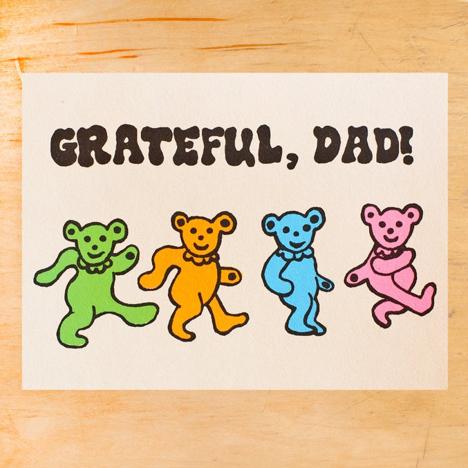 Grateful, Dad Greeting Card