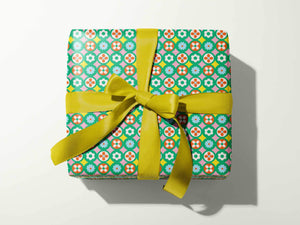 Razzle Dazzle Flowers Holiday Gift Wrap Roll