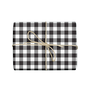 Buffalo Gift Wrap--Black