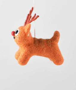 'Rudy' Hanging Felt Ornament