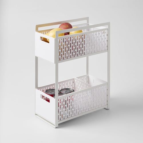 Two-Tier Cabinet Storage Basket