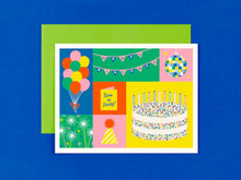 Birthday Block Colorblock Birthday Card