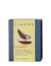 Giraudi Candied Lemon Peel in Dark Chocolate