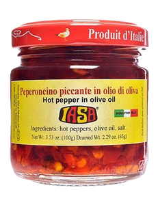 Hot Pepper Crushed in Oil, 100 g, IASA