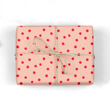 BLUSH POLKA DOTS Gift Wrap Sheets
