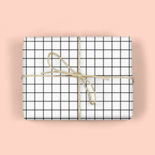 MODERN GRID B&W Gift Wrap Sheets