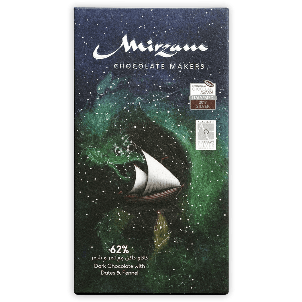 Mirzam - 62% Dark Chocolate Dates & Fennel