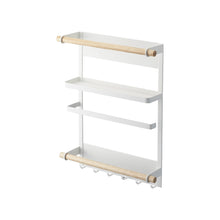 Magnetic Kitchen Organizer - Steel + Wood