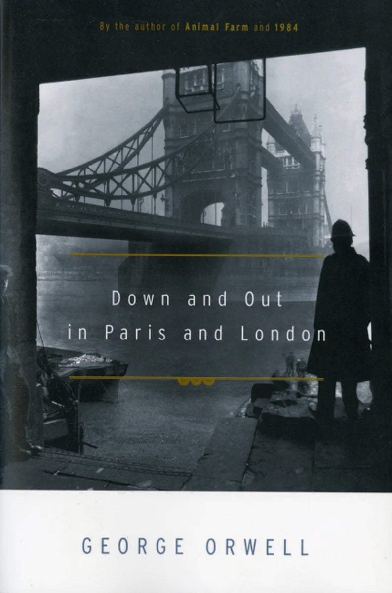 MON JAN 26  / BookBook Club: Down and Out in Paris and London by George Orwell