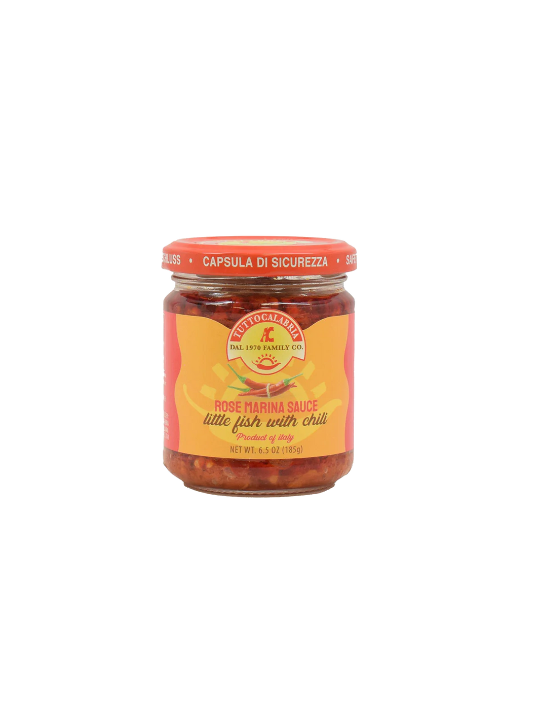 Tutto Calabria Rosa Marina Sauce – Little Fish with Chili