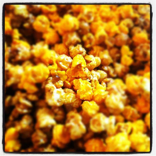 Caramel Bacon Cheddar Popcorn