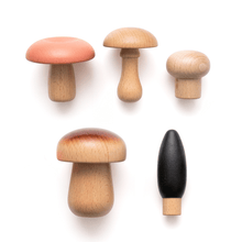 Wooden Mushroom Foraging Set