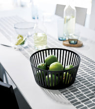 Fruit Basket - Tall - Steel
