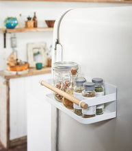 Magnetic Storage Caddy - Steel + Wood
