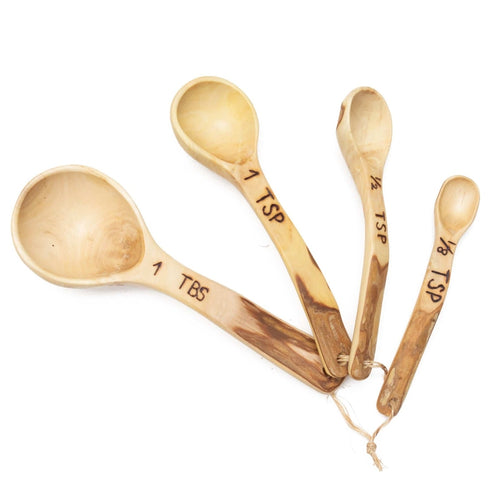 Wood Measuring Spoon Set--Coffeewood