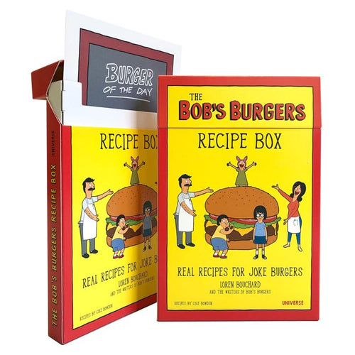 The Bob's Burgers Recipe Box Real Recipes For Joke Burgers by Loren Bouchard and the writers of Bob's Burgers