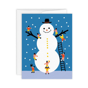 Giant Snowman Card