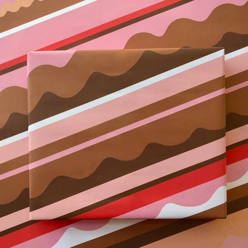Confectioner's Stripe Gift Wrap