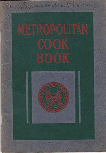 Metropolitan Cook Book 1918