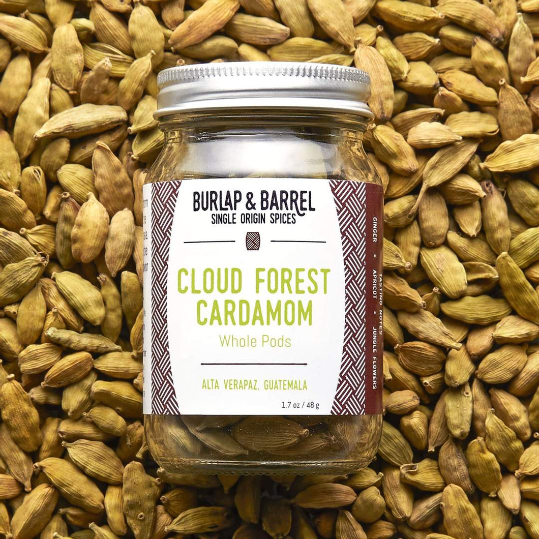 Cloud Forest Cardamom (Whole Pods) / Burlap + Barrel