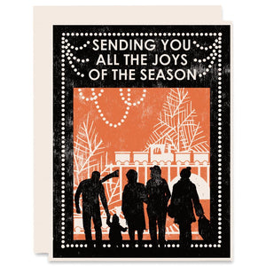Pack of 6 Joys of the Season Cards