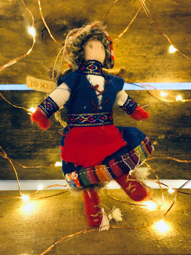 Laplandia Ornament: Skirt + Red Boots