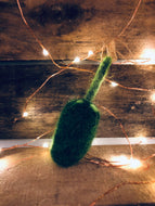 Felted Pepper Ornament- Green