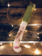 Felted Garden Veggie Ornament Leeks