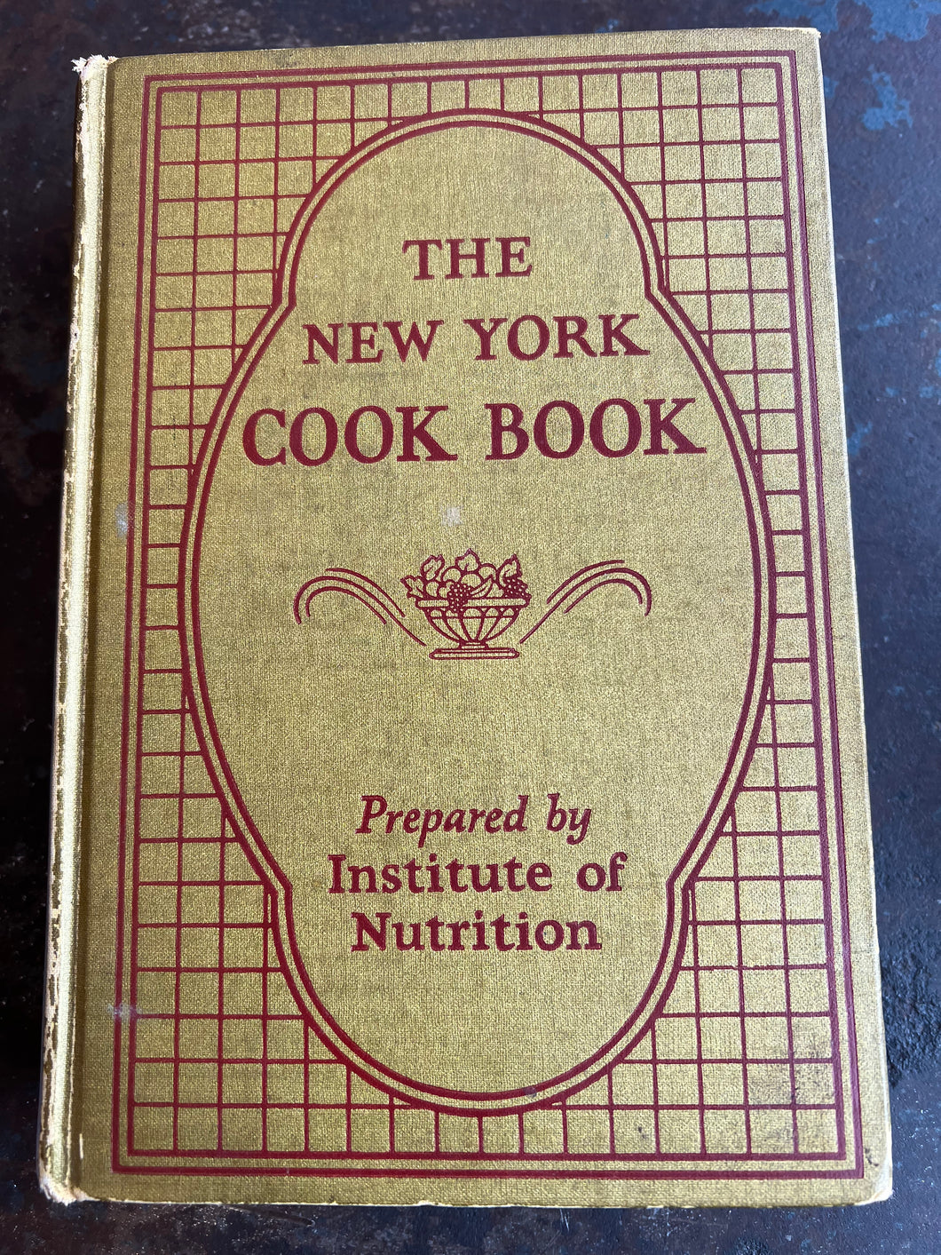 The New York Cook Book by the Institute of Nutrition (1932)
