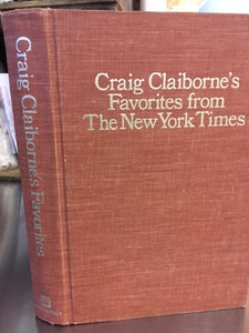 Craig Claiborne's Favorites from the New York Times No DJ by Craig Claiborne