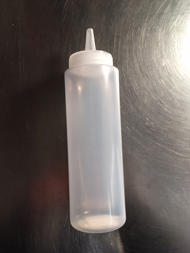 8 oz Clear Squeeze Bottle
