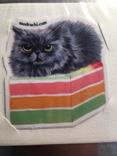 Cat on Cake Sticker
