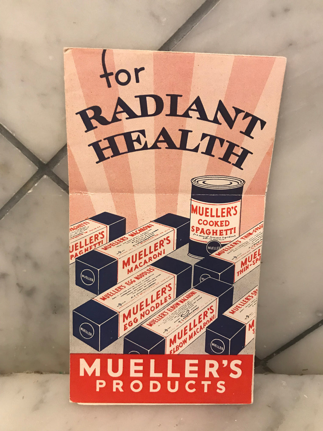 For Radiant Health, Mueller's Products