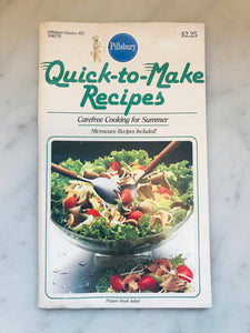 Pillsbury Quick-to-Make Recipes, Carefree Cooking for Summer