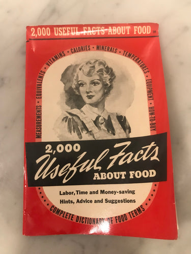 2,000 Useful Facts About Food, Labor, Time and Money-saving Hints, Advice and Suggestions