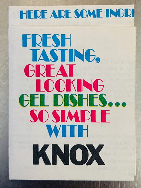 Fresh Tasting, Great Looking Gel Dishes...So Simple with Knox