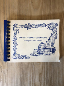 Faculty - Staff Cookbook: Georgian Court College