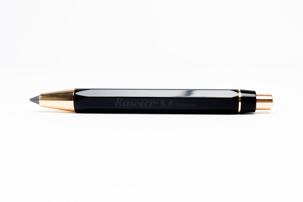 Kaweco SketchUp Pencil Classic Auto Feed: Black/Gold, 5.6mm