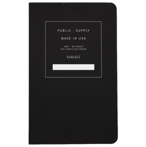 Public-Supply Notebook Black