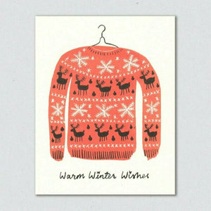 Holiday Card Sweater