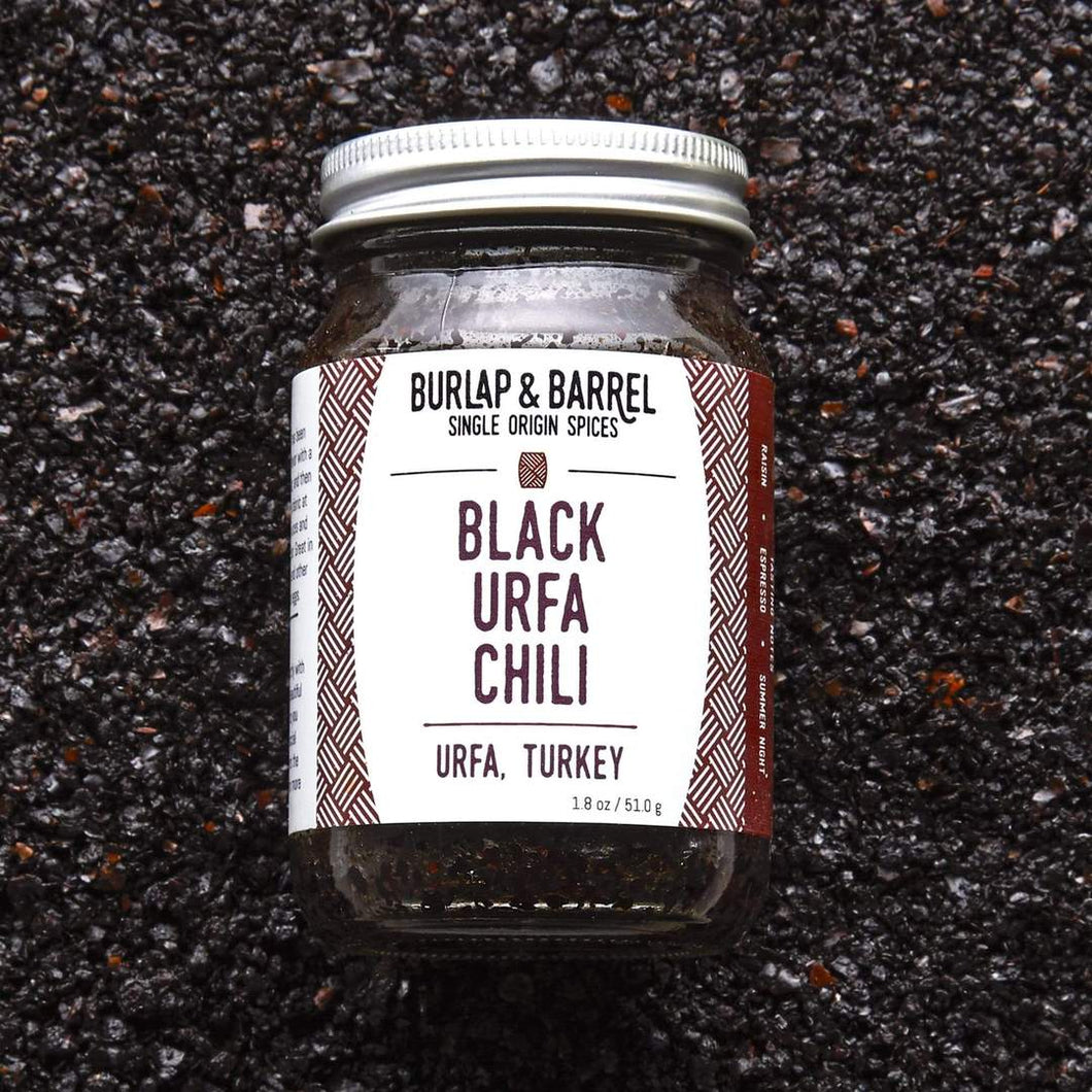Black Urfa Chili / Burlap + Barrel