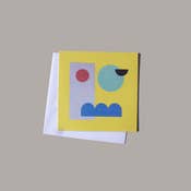 Ding Ding  Yellow Play Square Card