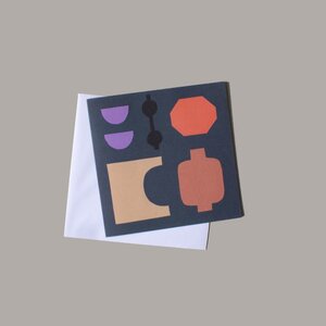 Ding Ding  Teal Cinema Square Card