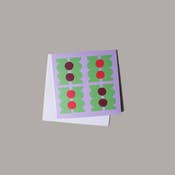 Ding Ding Lilac Tile Card
